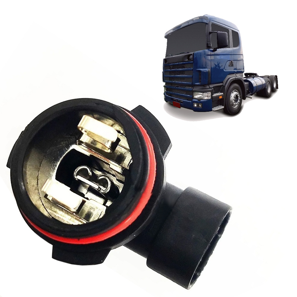 Soquete Farol Auxiliar Caminhão Scania Série 4 - Lampada (H-1)