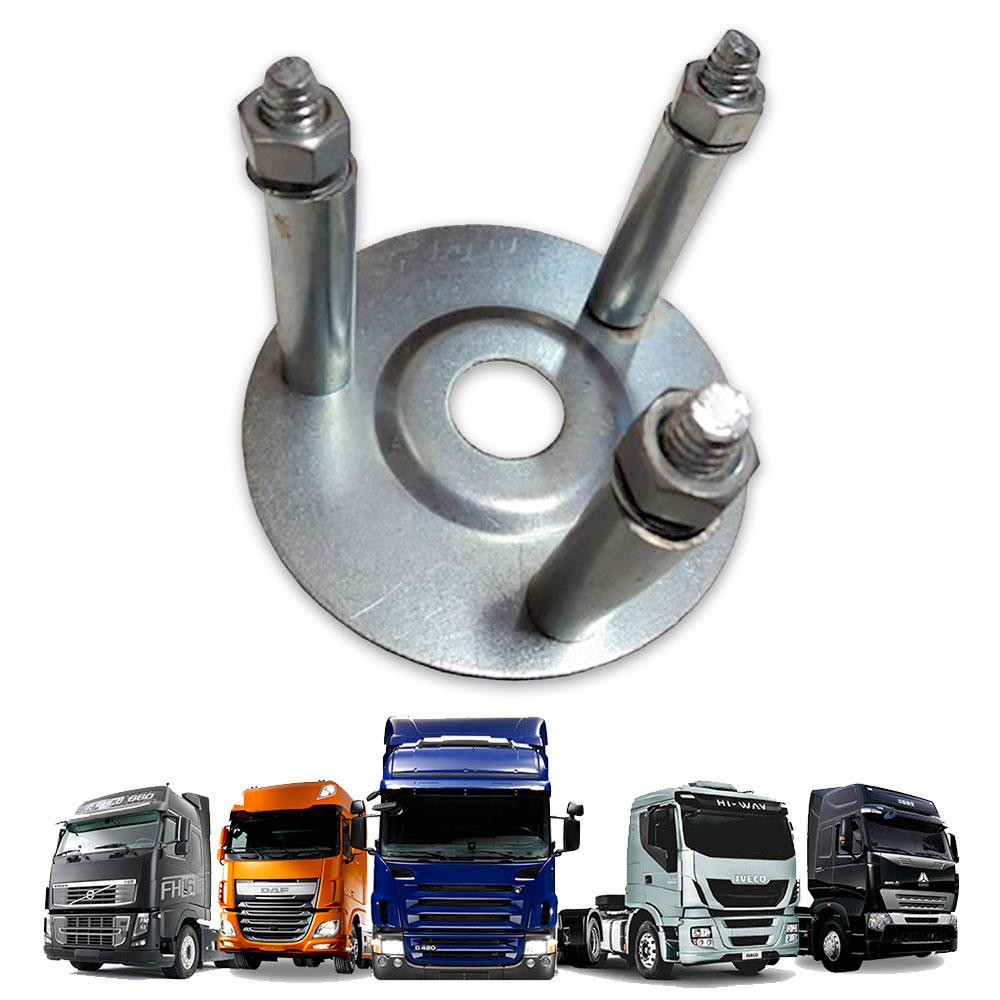 Suporte Calota Rodoar 3 Parafusos - Ferro