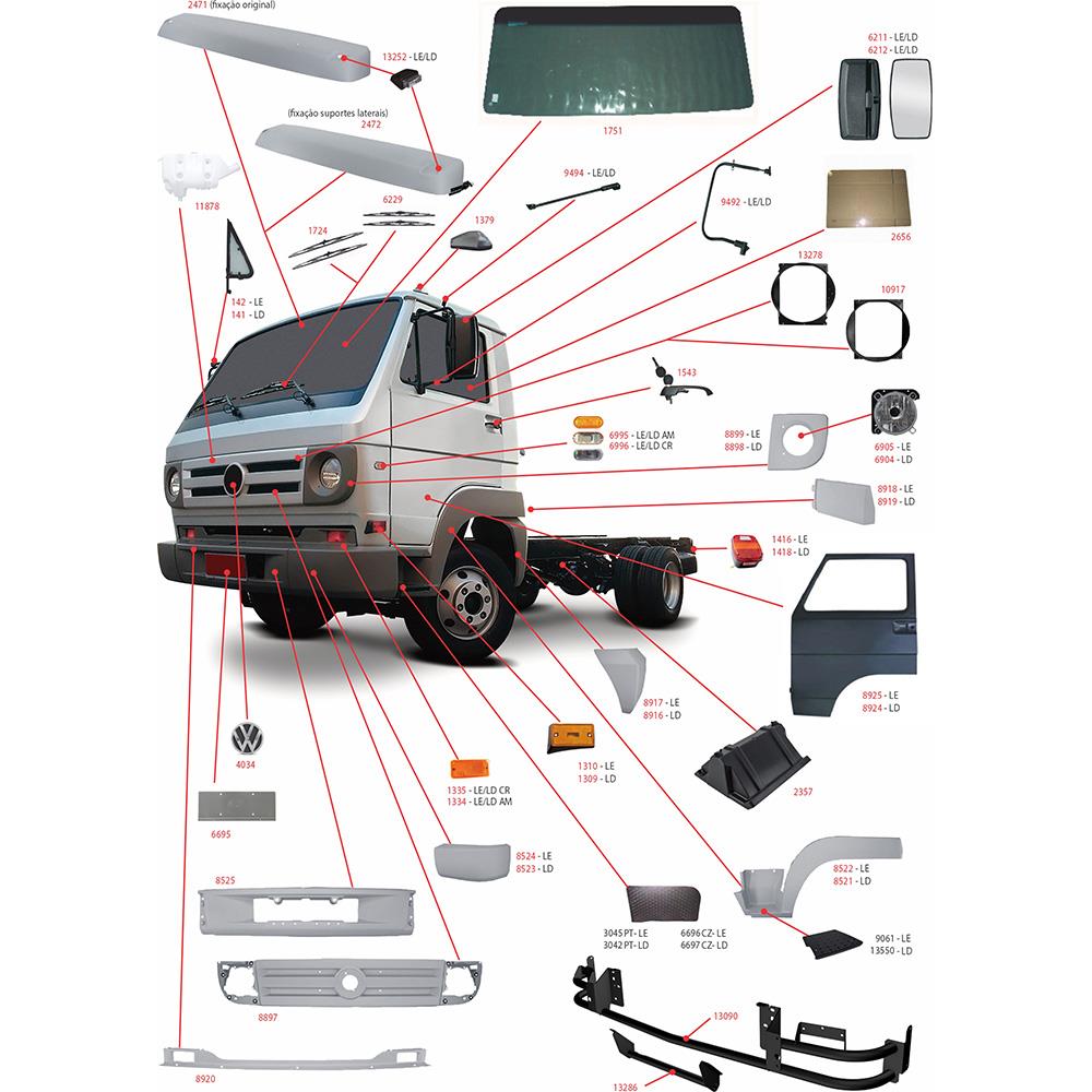 Tampa Caixa Bateria Caminhão Volkswagen 7.100 8.150 Cargo 712 815 - TAP803239