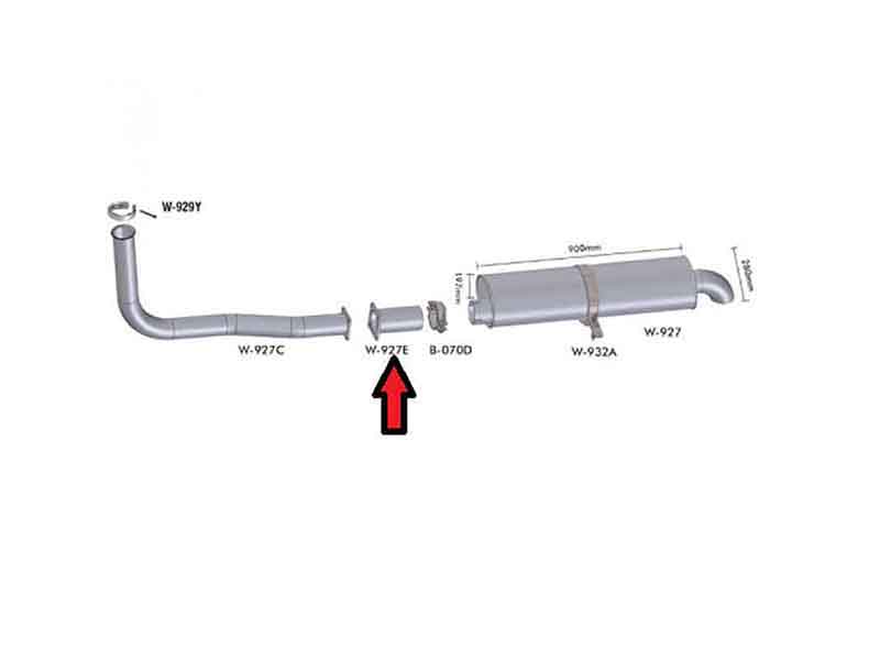 Tubo Intermediario Caminhão Volkswagen 13.180 - 2TEG253171A