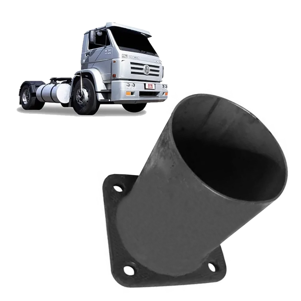 Tubo Intermediario Caminhão Volkswagen 18.310 Após 2000 com Flange