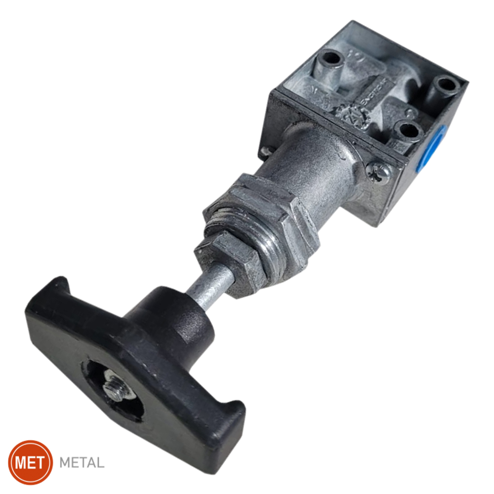 Valvula Suspensor Manômetro 1/4 NPT - 3 Estágios