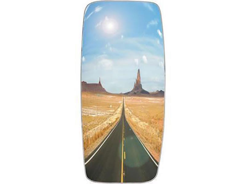 kit 10 Vidro Retrovisor Caminhão Mercedes-Benz 1618 89 a 95 Plano 40,5 X 18,5Cm