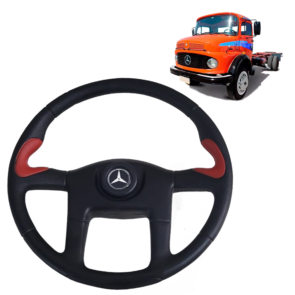 Volante Mb 1113 2213 69 a 88 45Cm Esportivo - Vermelho